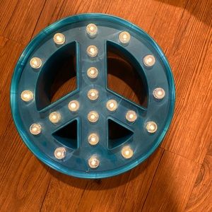 2015 Peace Light Up Sign